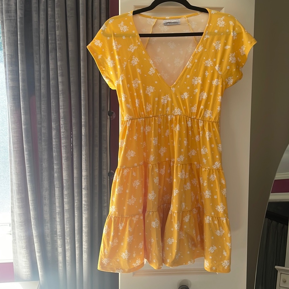 Urban Outfitters Small Dress yellow cute soft